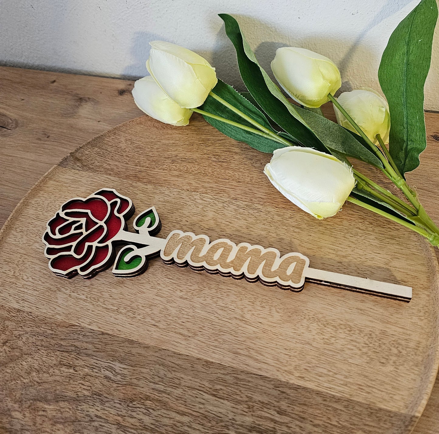 Barvna roža "MAMA"