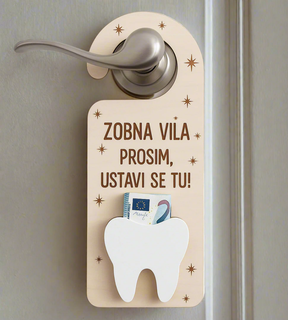 Obešalo za zobek in zobno vilo