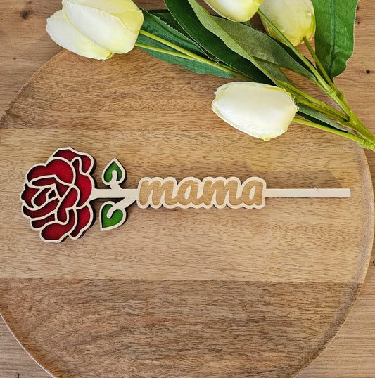 Barvna roža "MAMA"
